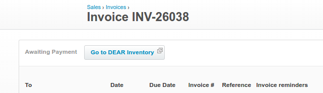 Xero Cin7 Core integration